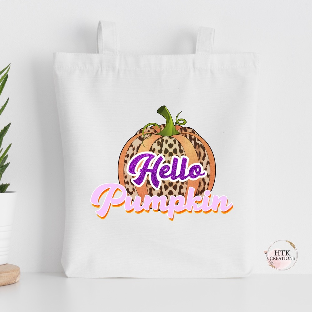 Fall Tote Bag “Hello Pumpkin”